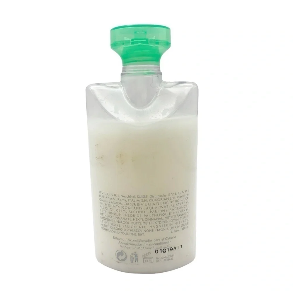 Bvlgari Au the Vert (Green Tea) Hair Conditioner 2.5 oz Deluxe Sample 90% Full